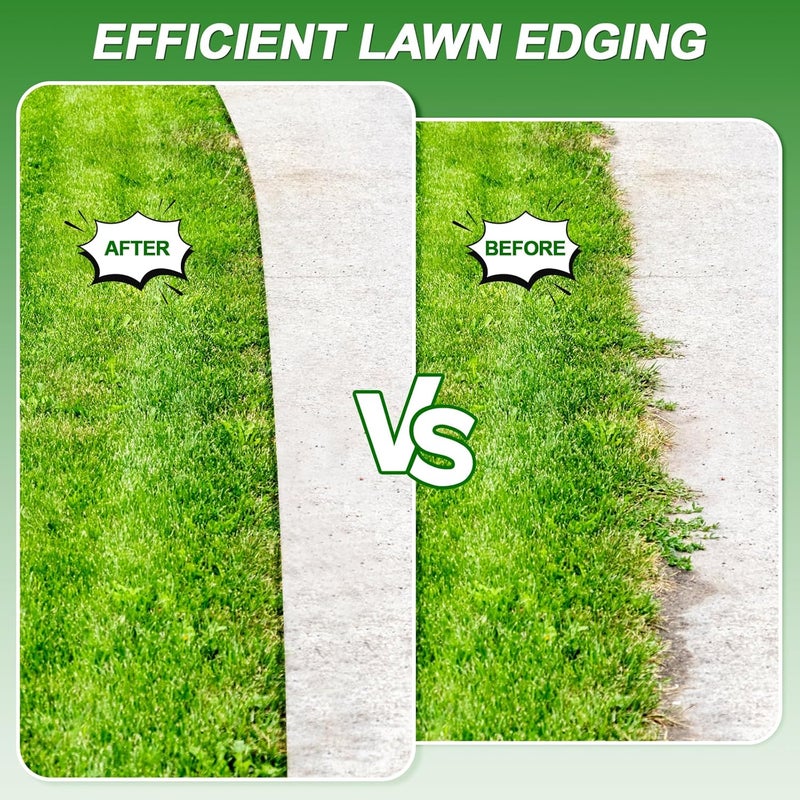 LASTOOLS Wheel Rotary Edger Lawn Tool, Sidewalk 66.7Inch Manual Lawn Edger, Grass Edge Trimmer, Adjustable Stainless Steel Handle with Cushion Grip,Soil,Garden and Yard Tool - Image 2